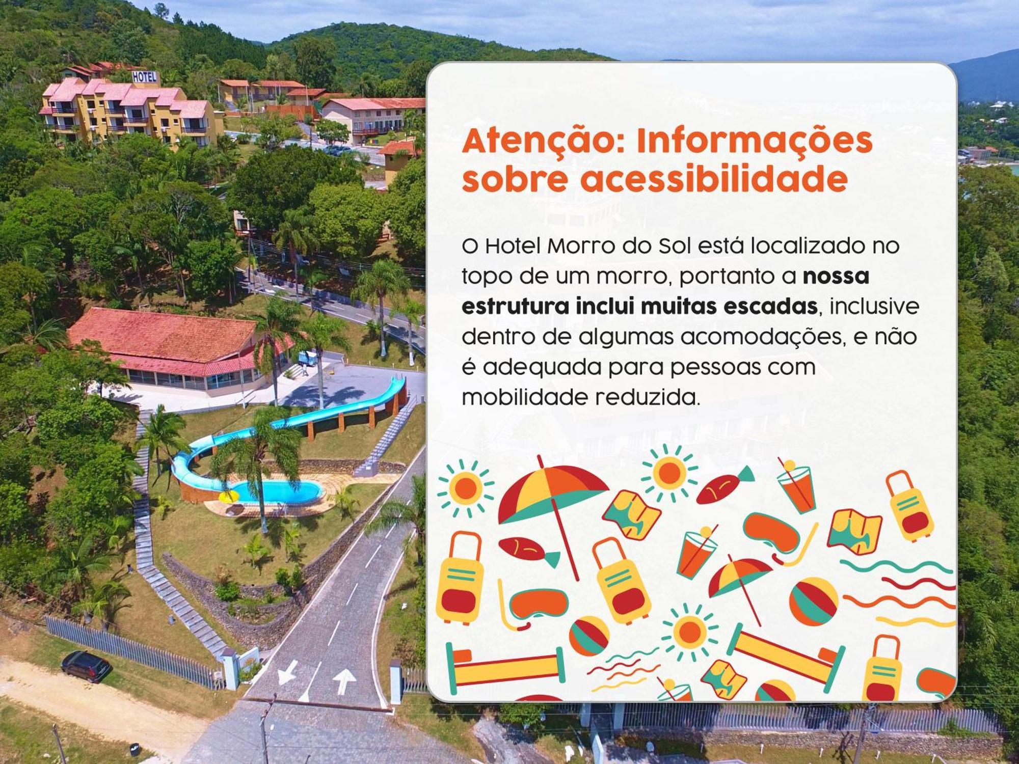 Morro Do Sol Hotel & Eventos Porto Belo Bagian luar foto
